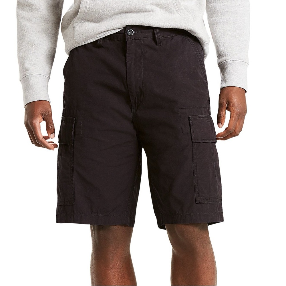 Levi's‎ Men's Black Carrier Cargo Ripstop Utility Shorts